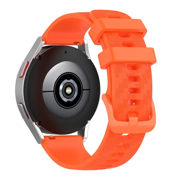 INF Silikoninen ranneke Garmin Vivoactive 4/3/Venu -älykelloille Oranssi 20 mm