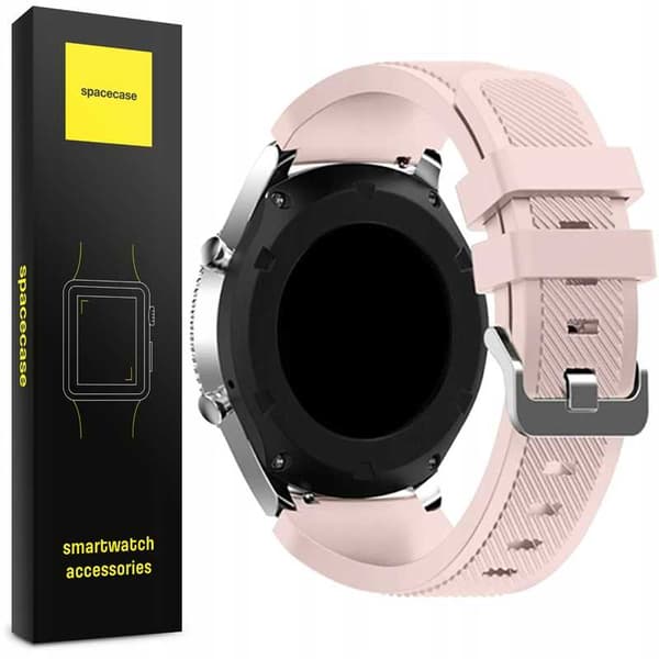 Spacecase Klorrem 22Mm Ljusrosa Rosa Armband