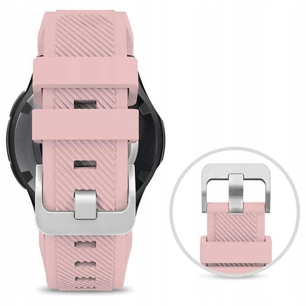 Spacecase Klorrem 22Mm Ljusrosa Rosa Armband