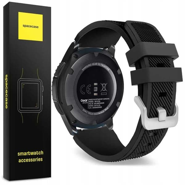 Spacecase Black Watch Rem Armbånd For Apple Watch 1 2 3 4 5 6 Se