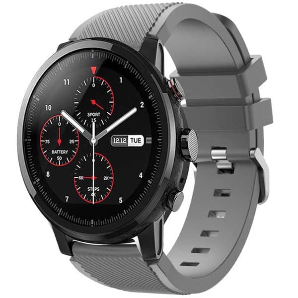 Spacecase Klorrem 20Mm Gråt Armband För Smartwatch