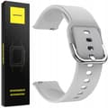 Miniatyrbilde 7 av 8: Spacecase Silikonstrap 22Mm Grå For Smartwatches