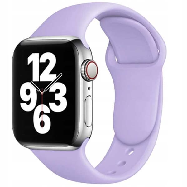 Spacecase Silikon Klockorm 42/44/45Mm Lavendel För Apple Watch
