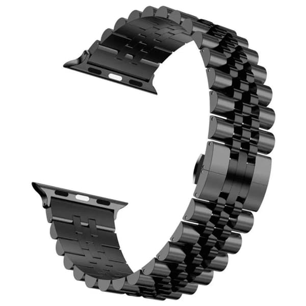 Stainless Steel Royal Bracelet Apple Watch Armband - Till 42 mm / 44 mm / 45 mm / 46 mm / 49 mm