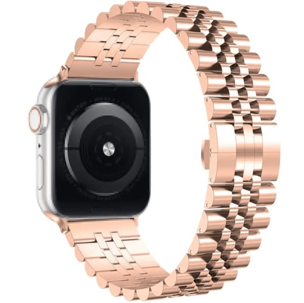 Stainless Steel Royal Bracelet för Apple Watch – Elegant & Hållbart Armband i Rostfritt Stål – Passar 38 mm / 40 mm / 41 mm