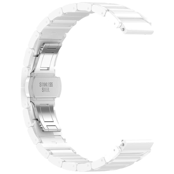 INF Keramisk rem til Huawei GT5 & GT5 Pro - 18 mm universal pasform Hvid