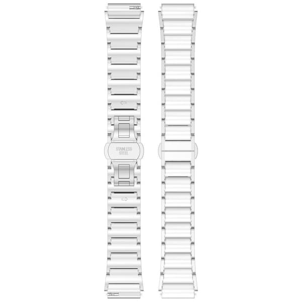 INF Keramisk rem til Huawei GT5 & GT5 Pro - 18 mm universal pasform Hvid