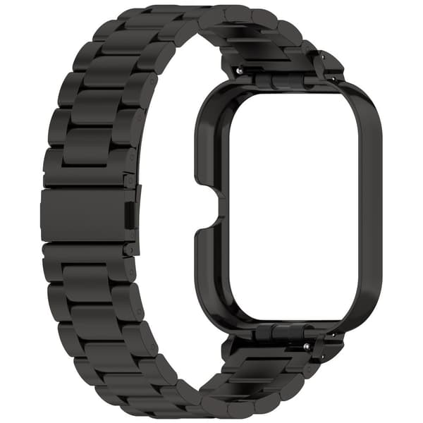 INF Premium rustfrit stålrem til Vivo Watch GT & IQOO GT Sort