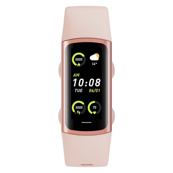 INF Smart Watch C38: Din allt-i-ett fitness- och hälsoövervakare Rosa
