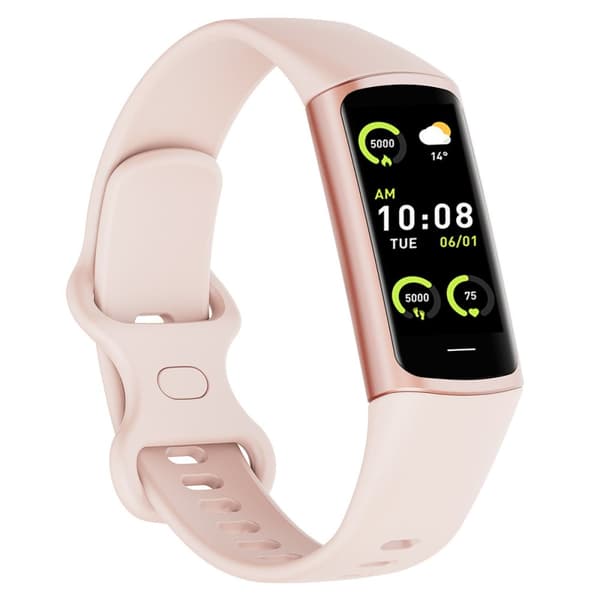 INF Smart Watch C38: Din allt-i-ett fitness- och hälsoövervakare Rosa