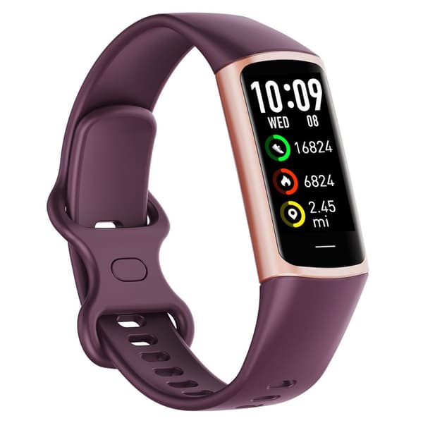 INF Smart Watch C38: Din allt-i-ett fitness- och hälsoövervakare Lila