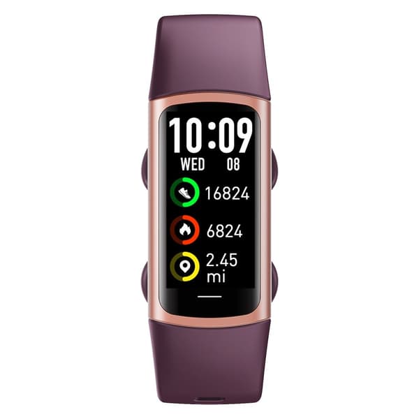 INF Smart Watch C38: Din allt-i-ett fitness- och hälsoövervakare Lila