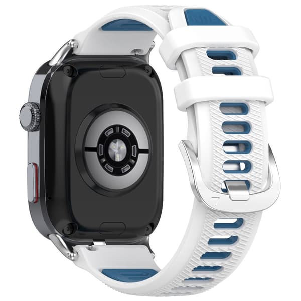 INF Tyylikäs silikoniranneke Huawei Watch D2:lle Valkoinen + sininen