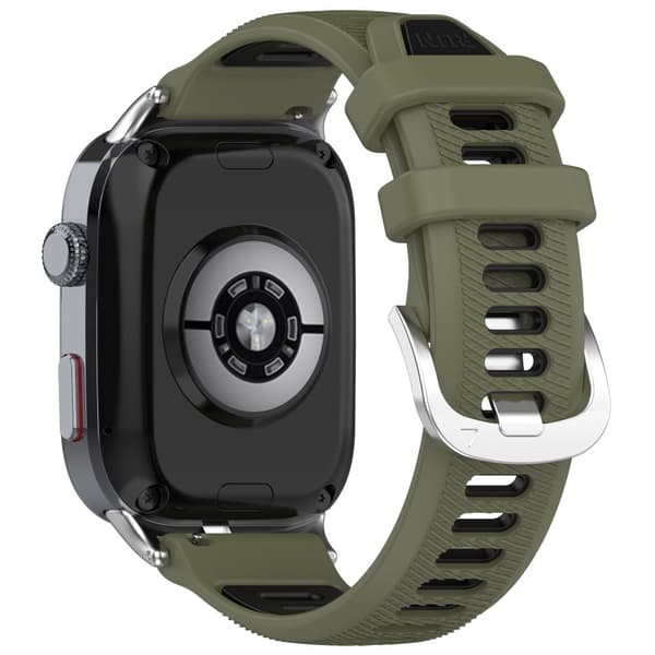 INF Tyylikäs silikoniranneke Huawei Watch D2:lle Vihreä + musta