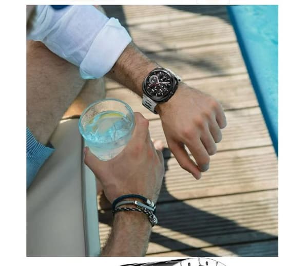 INF Premium magnetisk rustfrit stål rem til Galaxy Watch 7 Sort
