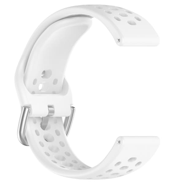 INF Amazfit Active 2-bånd - Pustende silikon sportsutskifting Hvit