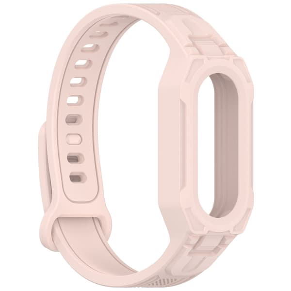 INF Universellt silikonarmband för Xiaomi Mi Band 9, 8, 7, 6, 5 Rosa