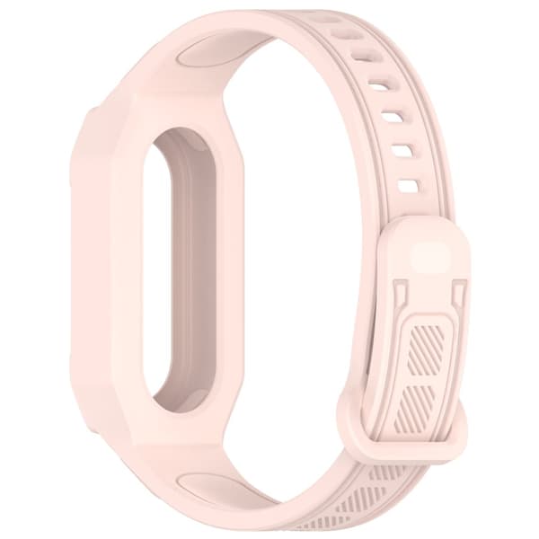 INF Universellt silikonarmband för Xiaomi Mi Band 9, 8, 7, 6, 5 Rosa
