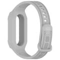 Pikkukuva 1 / 4: INF Yleiskäyttöinen silikoniranneke Xiaomi Mi Band 9, 8, 7, 6, 5 -laitteille Harmaa