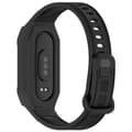 Miniatyrbilde 1 av 4: INF Universelt silikonbånd for Xiaomi Mi Band 9, 8, 7, 6, 5 Sort