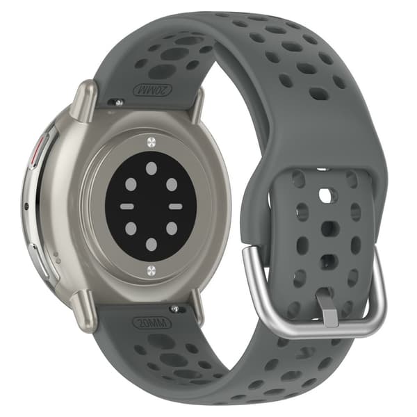 INF Amazfit Active 2 Band - Andningsbart silikon sportbyte Mörkgrå