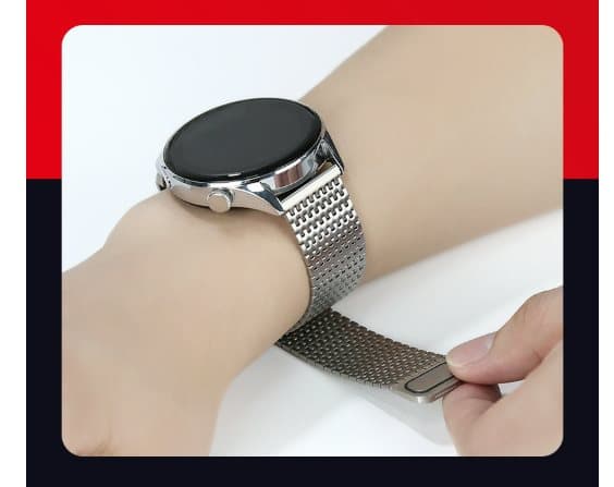 INF Premium rustfritt stålreim for Huawei Watch GT5/4/3/Pro Stål