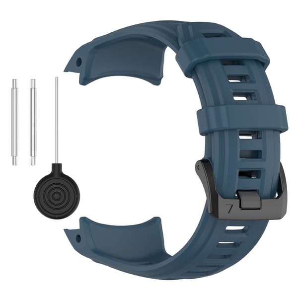 INF Garmin Instinct 3 (45mm) Silikoninen Vaihtoranneke - Sininen