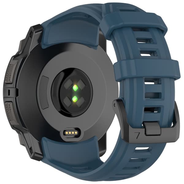 INF Garmin Instinct 3 (45mm) Silikoninen Vaihtoranneke - Sininen