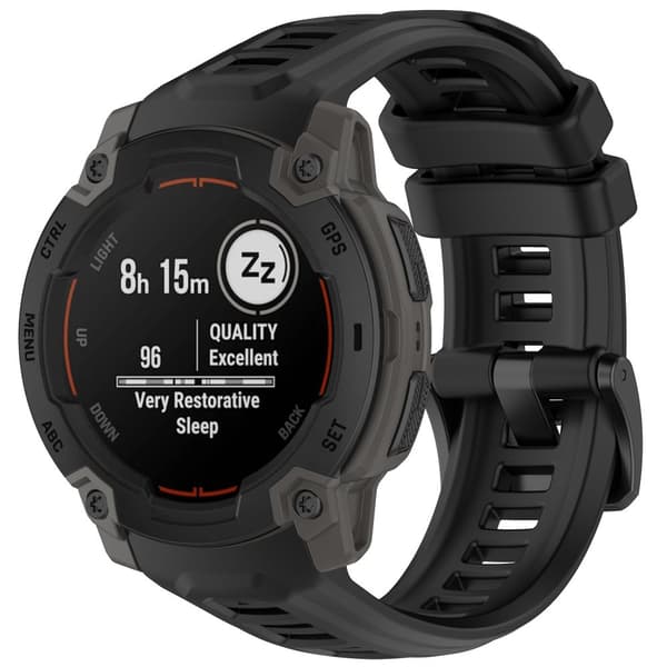INF Garmin Instinct E (40mm) Silikone Urrem - Sort