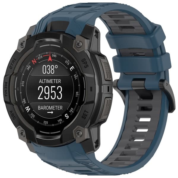 INF Garmin Instinct 3 Tofarget Silikonklokkereim BlåModel 1