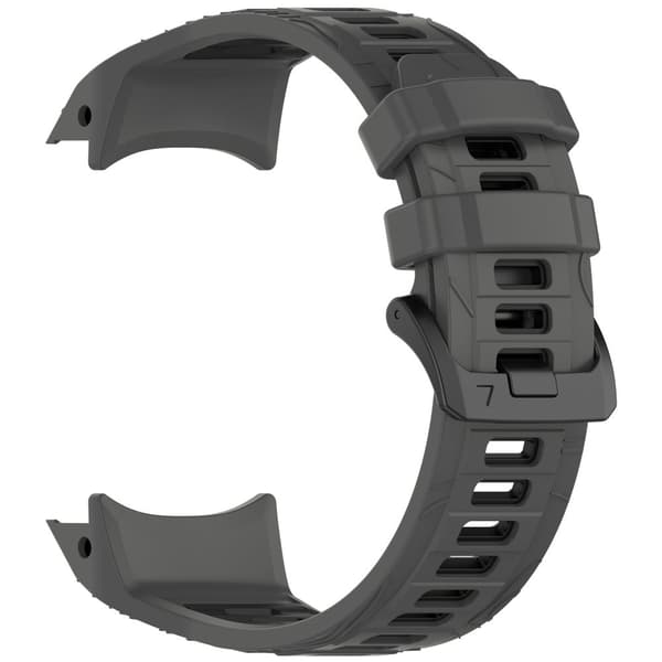 INF Garmin Instinct 3 Kaksivärinen silikoni kellon ranneke MustaModel 1