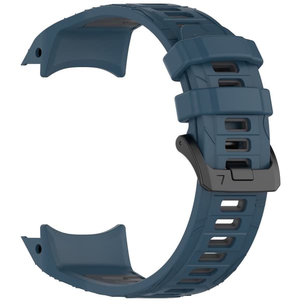 INF Garmin Instinct 3 Kaksivärinen silikoni kellon ranneke SininenModel 2