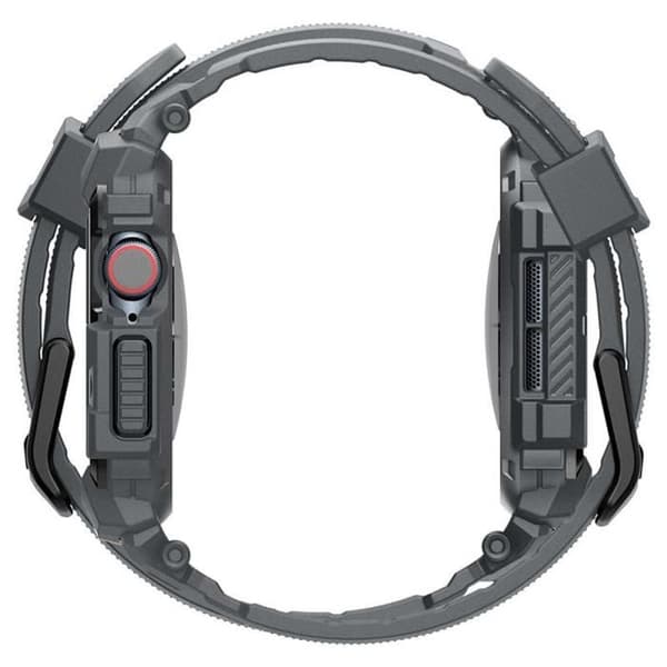 Coque för Apple Watch 10 46mm + Armband - Spigen Rugged Armor Pro - Mörkgrå