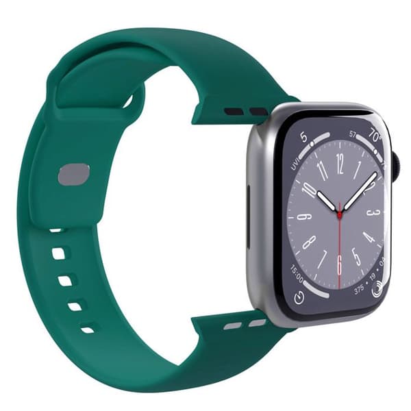 PURO ICON - Elastiskt band för Apple Watch 42/44/45/49 mm (S/M &amp; M/L) (Jade)