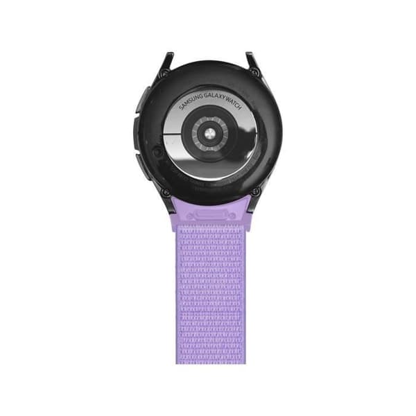 Armband - BIGBEN - Galaxy Watch 4/4 Classic/5/5 Pro/6/6 Classic - 20 mm - Tressé nylon - Lavendel
