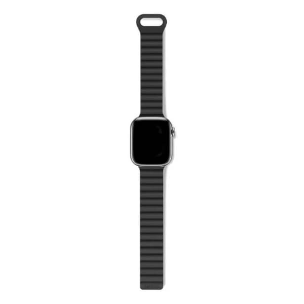 Armbandsur för Apple Watch 44/45/46/49mm Dragloopband Avkodad Svart