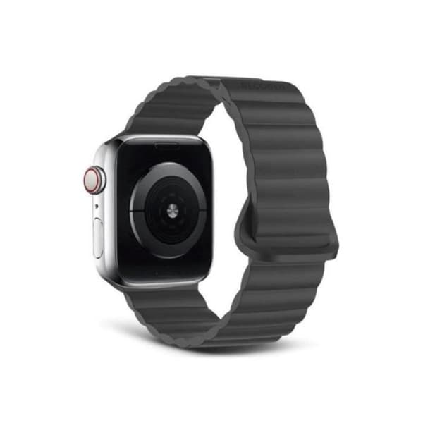Armbandsur för Apple Watch 44/45/46/49mm Dragloopband Avkodad Svart