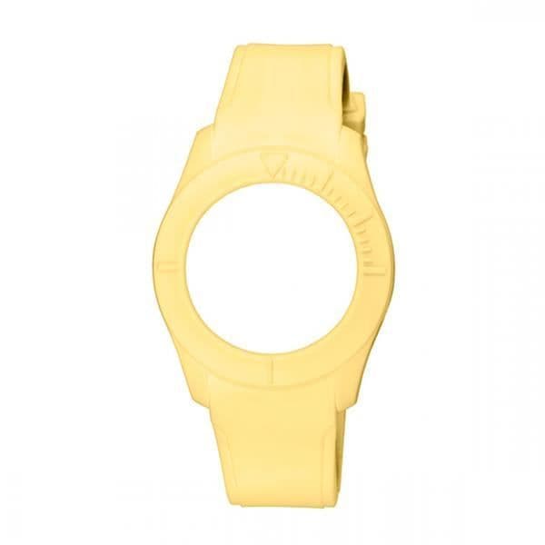 Armband - WATX &amp; COLORS - COWA3510 - Silikon - Gul - XS (38 MM) Kompatibel