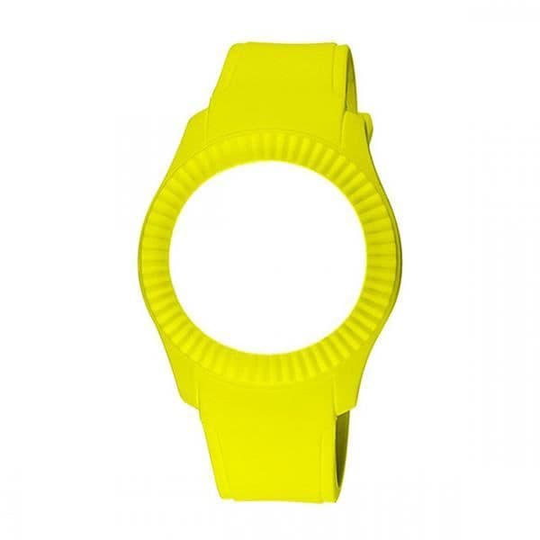 Armband - WATX &amp; COLORS - COWA3062 - Silikon - Gul - Kompatibel M (43 MM)