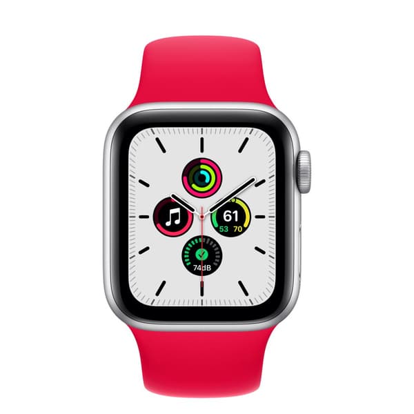 SILIKONEREM TIL APPLE WATCH SE 9 8 7 6 5 4 3 41 40 38 mm