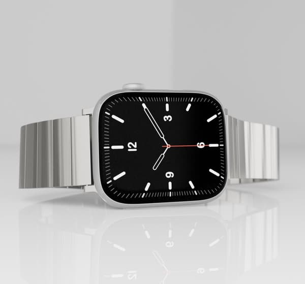 Rannekoru Apple Watch ULTRA SE:lle 9 8 7 6 5 4 3 2 1 45mm 44mm 42mm