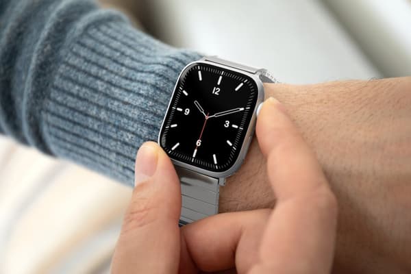 Rannekoru Apple Watch ULTRA SE:lle 9 8 7 6 5 4 3 2 1 45mm 44mm 42mm