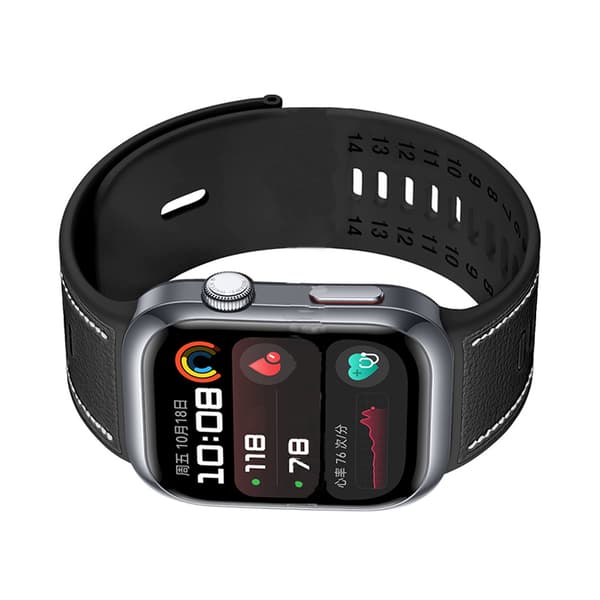 INF Snygga silikonarmband för Huawei Watch D2 Svart