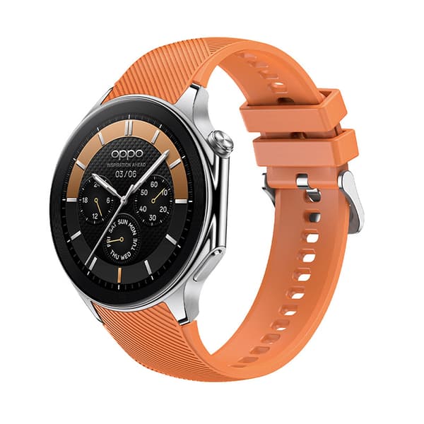 INF Silikonarmband för OPPO Watch X - 22mm Orange