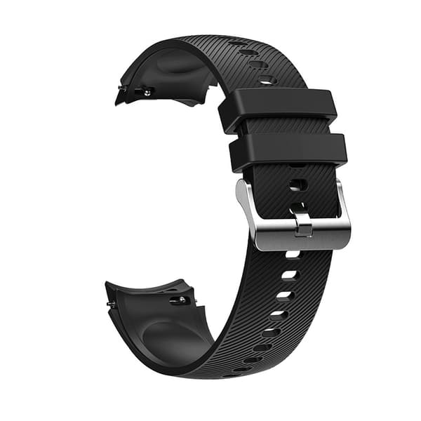 INF Svart silikonklokkereim for OPPO Watch X - 22mm