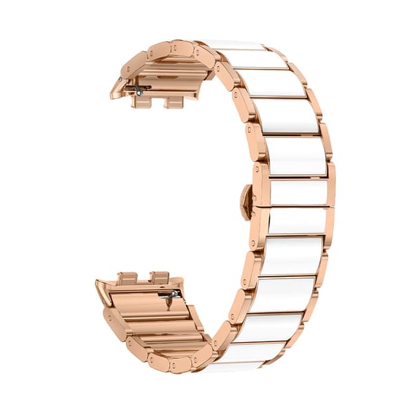 INF Elegant Rostfritt Stålarmband för Honor Band 9 Rose guld