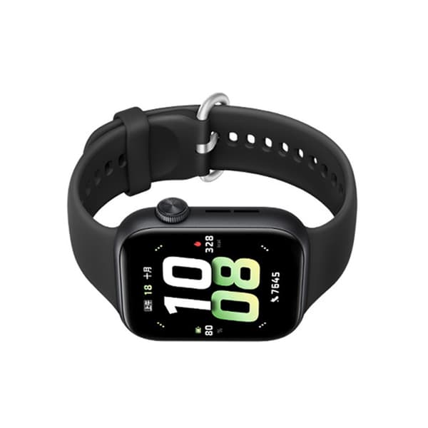 INF Silikonarmband med silverspänne för smartklockor Svart