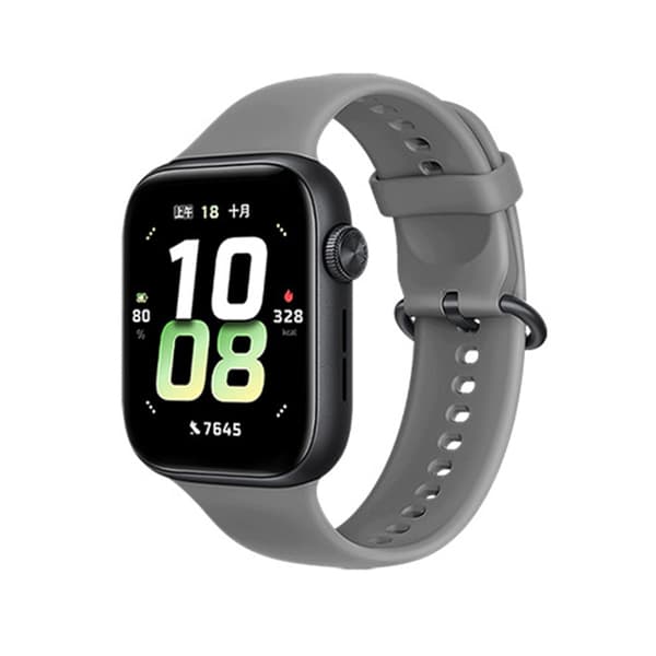 INF Tyylikäs silikonihihna HONOR WATCH 5:lle Tummanharmaa