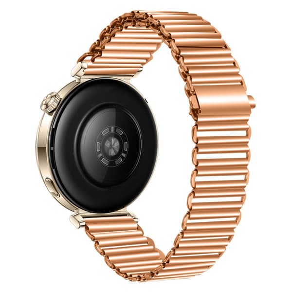 INF 18MM Rostfritt Stål Klockarmband för Huawei GT5 Serien Rose guld