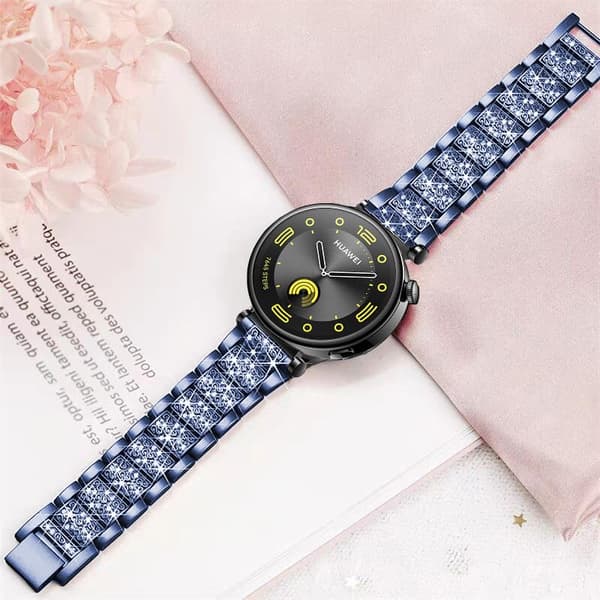 INF 22mm Rostfritt Stål Klockarmband för Samsung Huawei Blå